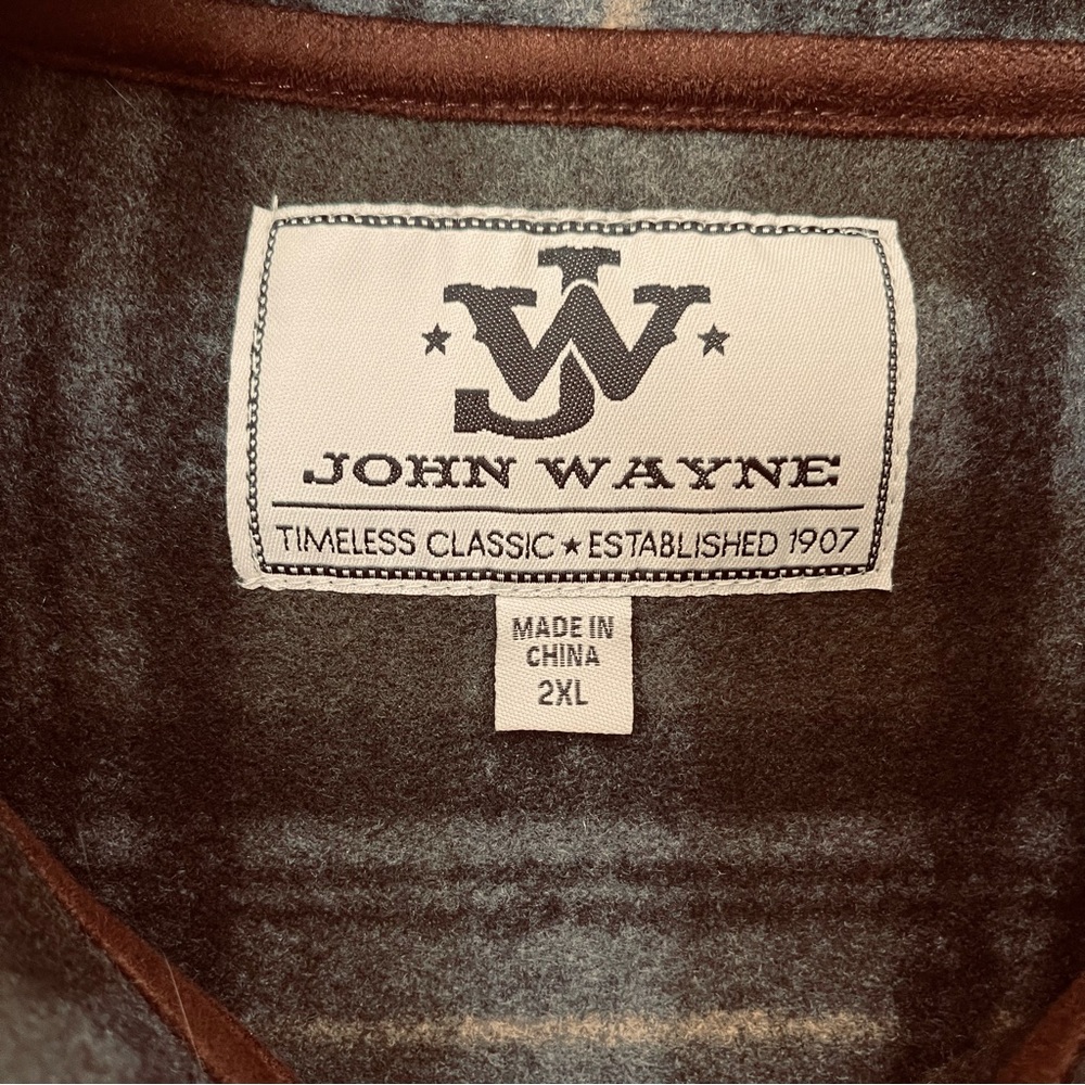 John Wayne Timeless Classic Flannel Pullover Shir… - image 5
